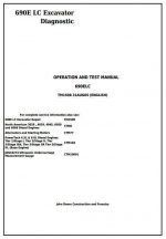 John Deere 690E LC Excavator Diagnostic, Operation and Test Service Manual (tm1508)