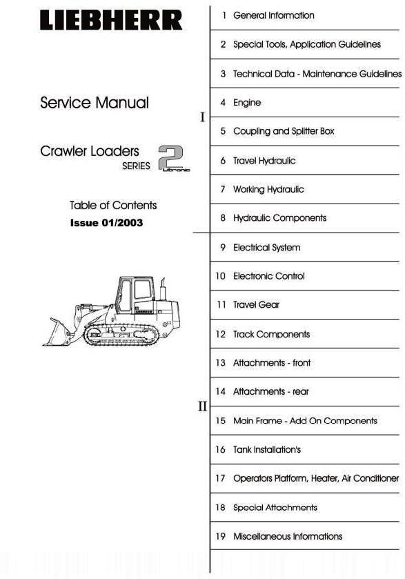 John Deere 655C, 755C; Liebherr 622, 632 Crawler Loaders Service Repair Technical Manual