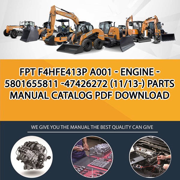 Fpt F4Hfe413P A001 - Engine - 5801655811 -47426272 (11/13-) Parts manual catalog PDF Download