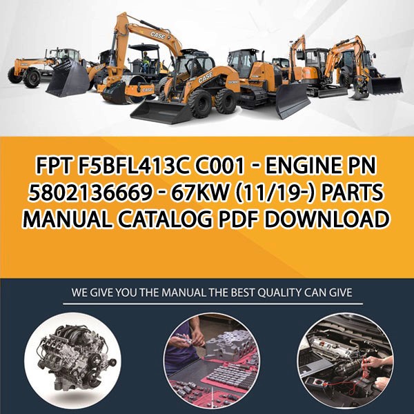 Fpt F5Bfl413C C001 - Engine Pn 5802136669 - 67Kw (11/19-) Parts manual catalog PDF Download