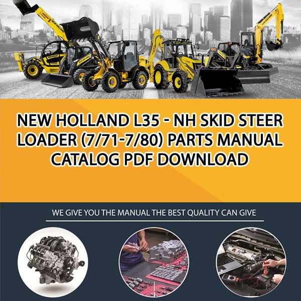 New Holland L35 - Nh Skid Steer Loader (7/71-7/80) Parts manual catalog PDF Download