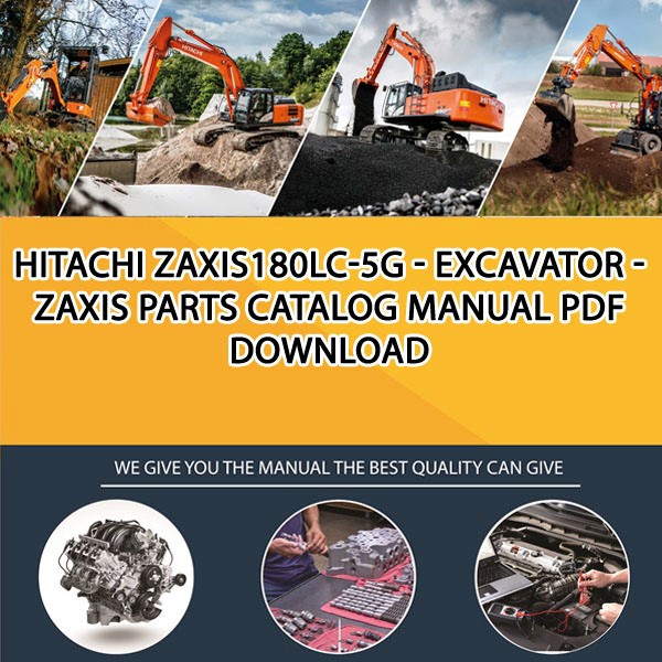 Hitachi Zaxis180Lc-5G - Excavator - Zaxis Parts Catalog Manual Pdf Download