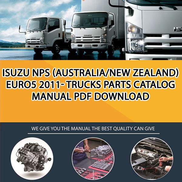 ISUZU NPS (AUSTRALIA_NEW ZEALAND) EURO5 2011- Trucks Parts catalog manual PDF Download
