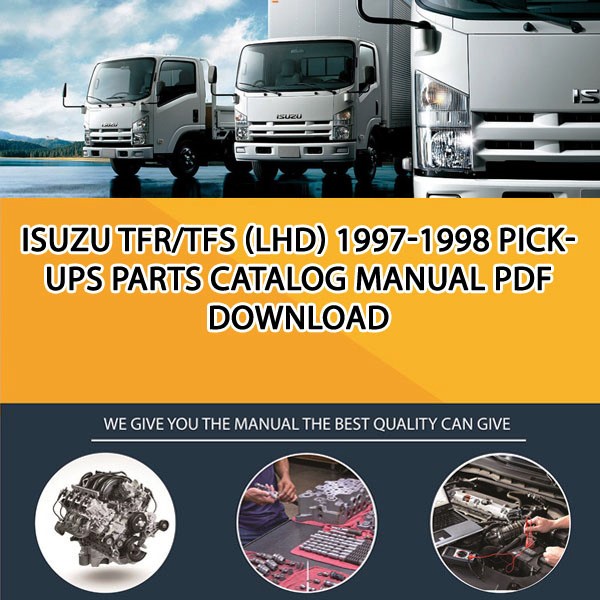 ISUZU TFR_TFS (LHD) 1997-1998 Pickups Parts catalog manual PDF Download