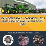 John Deere 200Lc - Excavator - Ex-5 Parts Catalog Manual Pdf Download