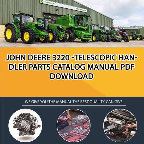 John Deere 3220 -Telescopic Handler Parts Catalog Manual Pdf Download