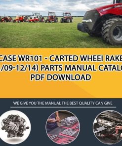 Case Wr101 - Carted Wheei Rake (11/09-12/14) Parts manual catalog PDF Download