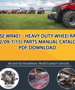 Case Wr401 - Heavy Duty Wheei Rake (12/09-7/15) Parts manual catalog PDF Download