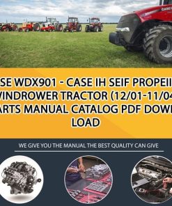 Case Wdx901 - Case Ih Seif Propeiied Windrower Tractor (12/01-11/04) Parts manual catalog PDF Download