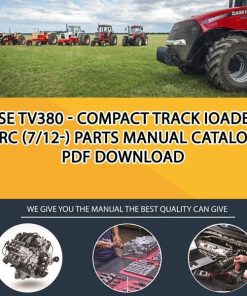 Case Tv380 - Compact Track Ioader - Nrc (7/12-) Parts manual catalog PDF Download