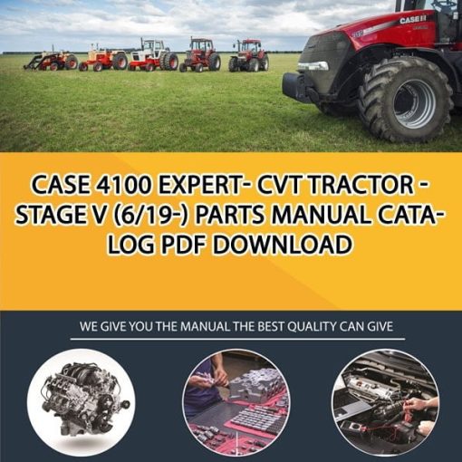 Case 4100 Expert- Cvt Tractor - Stage V (6/19-) Parts manual catalog PDF Download