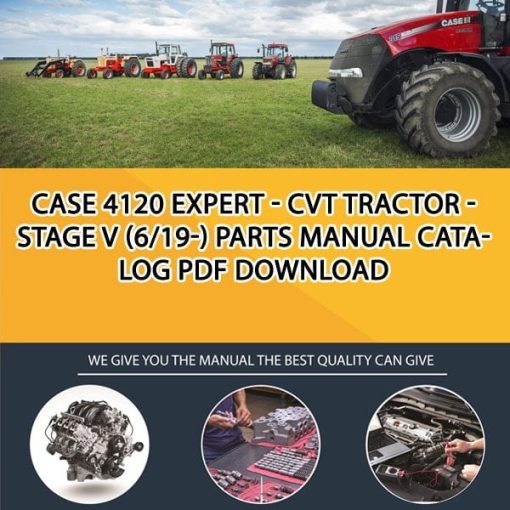 Case 4120 Expert - Cvt Tractor - Stage V (6/19-) Parts manual catalog PDF Download