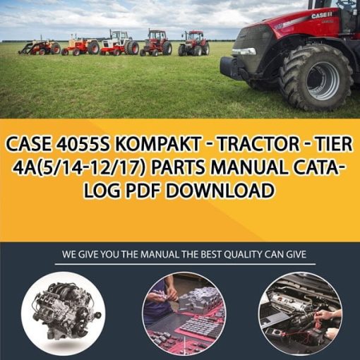 Case 4055S Kompakt - Tractor - Tier 4A(5/14-12/17) Parts manual catalog PDF Download