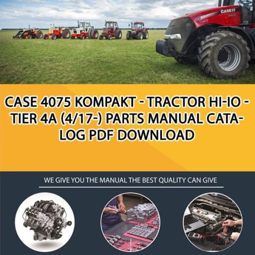 Case 4075 Kompakt - Tractor Hi-Io - Tier 4A (4/17-) Parts manual catalog PDF Download