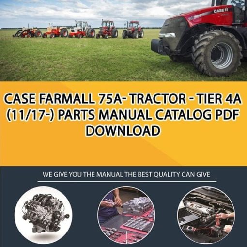 Case Farmall 75A- Tractor - Tier 4A (11/17-) Parts manual catalog PDF Download