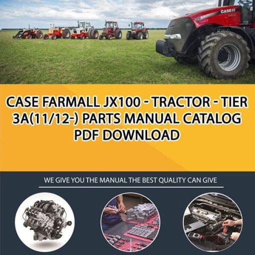 Case Farmall Jx100 - Tractor - Tier 3A(11/12-) Parts manual catalog PDF Download