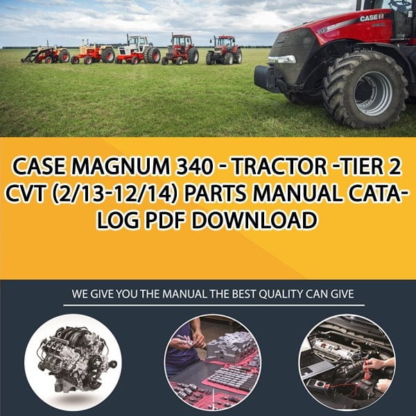 Case Magnum 340 - Tractor -Tier 2 Cvt (2/13-12/14) Parts manual catalog PDF Download