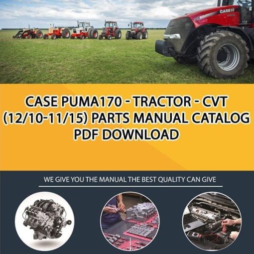 Case Puma170 - Tractor - Cvt (12/10-11/15) Parts manual catalog PDF Download
