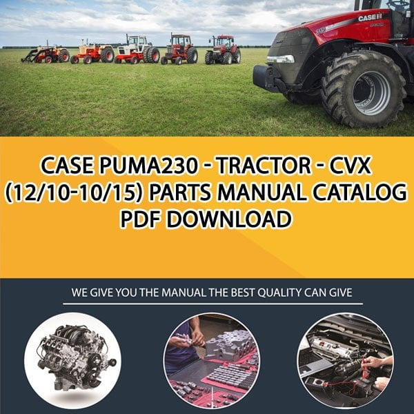 Case Puma230 - Tractor - Cvx (12/10-10/15) Parts manual catalog PDF Download