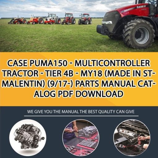 Case Puma150 - Multicontroller Tractor - Tier 4B - My18 (Made In Stmalentin) (9/17-) Parts manual catalog PDF Download