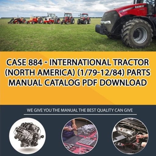 Case 884 - International Tractor (North America) (1/79-12/84) Parts manual catalog PDF Download