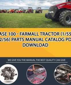 Case 100 - Farmall Tractor (1/55-12/56) Parts manual catalog PDF Download