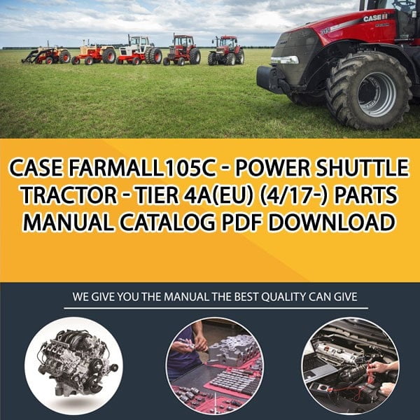 Case Farmall105C - Power Shuttle Tractor - Tier 4A(Eu) (4/17-) Parts manual catalog PDF Download