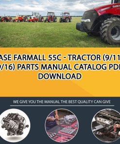 Case Farmall 55C - Tractor (9/11-9/16) Parts manual catalog PDF Download