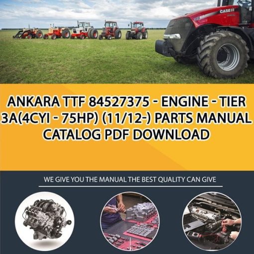 Ankara Ttf 84527375 - Engine - Tier 3A(4Cyi - 75Hp) (11/12-) Parts manual catalog PDF Download