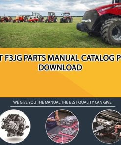 Fpt F3Jg Parts manual catalog PDF Download