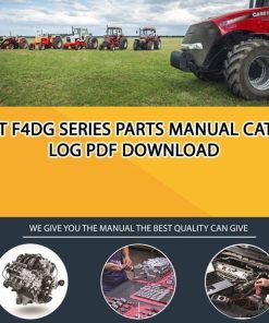 Fpt F4Dg Series Parts manual catalog PDF Download