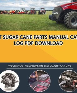 Fpt Sugar Cane Parts manual catalog PDF Download