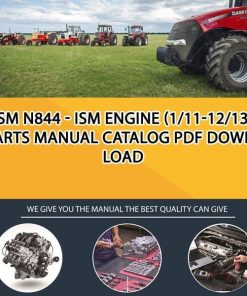 Ism N844 - Ism Engine (1/11-12/13) Parts manual catalog PDF Download