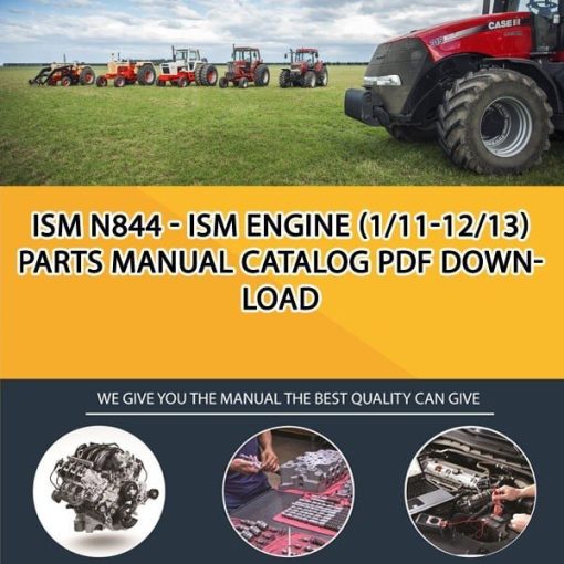 Ism N844 - Ism Engine (1/11-12/13) Parts manual catalog PDF Download