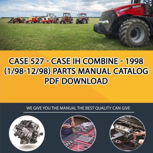 Case 527 - Case Ih Combine - 1998 (1/98-12/98) Parts manual catalog PDF Download