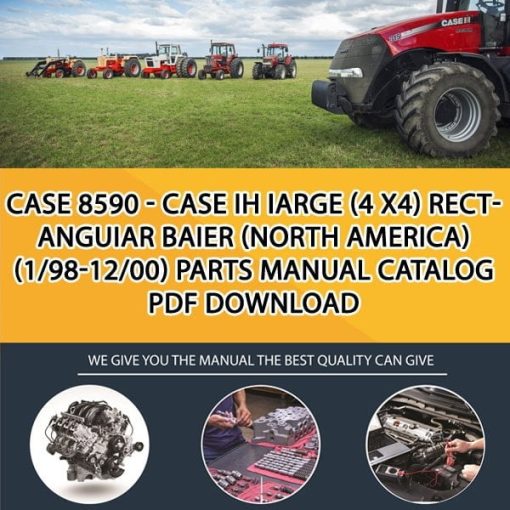 Case 8590 - Case Ih Iarge (4 X4) Rectanguiar Baier (North America) (1/98-12/00) Parts manual catalog PDF Download