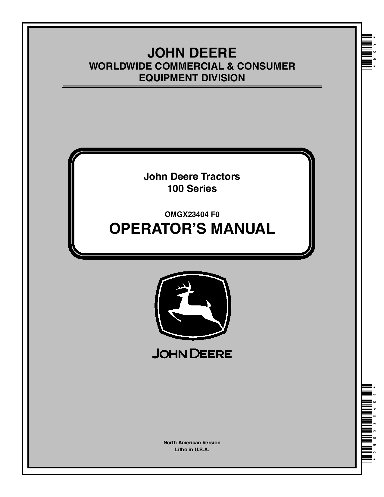 john deere 112 operator manual