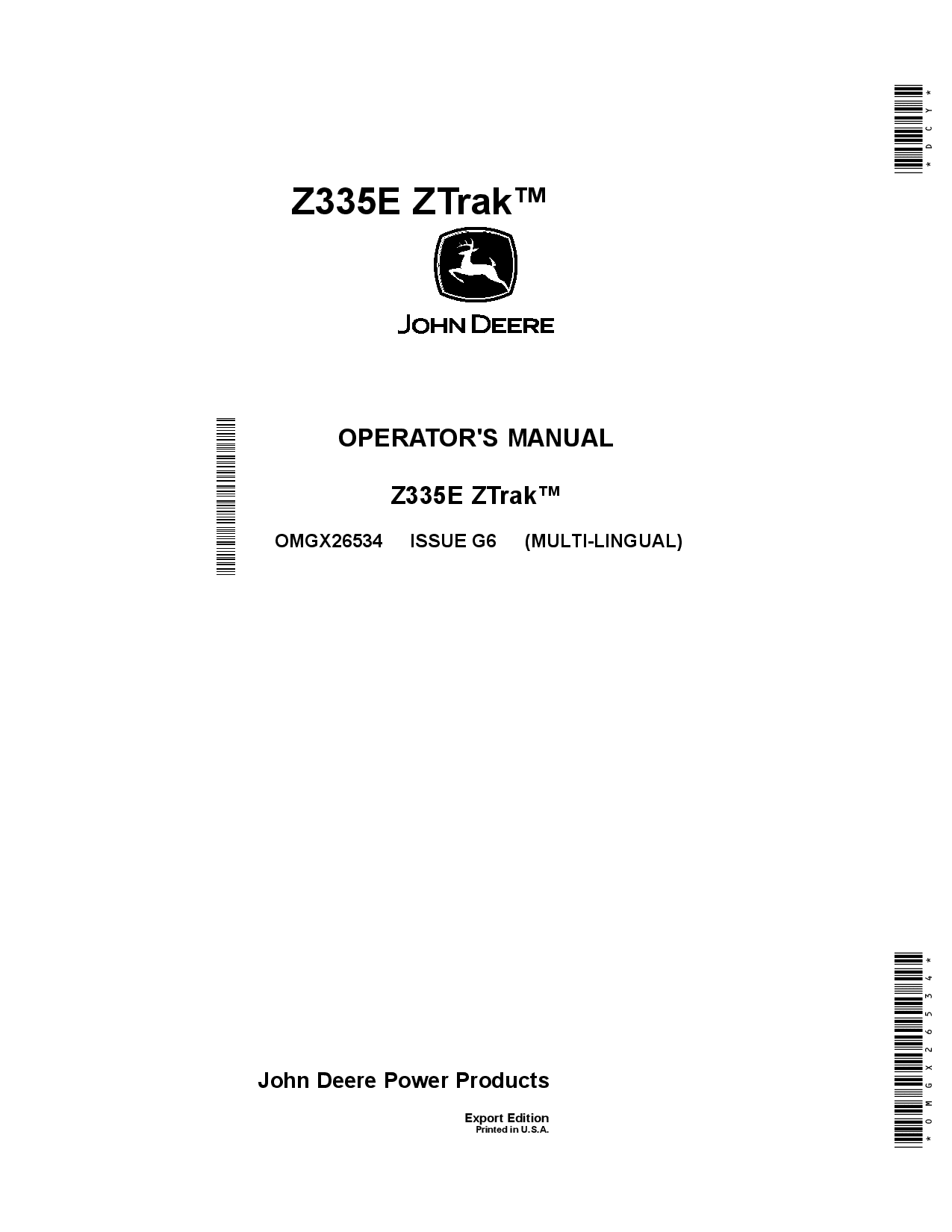 Z335E Belt Diagram 47 - 9nxpm3i