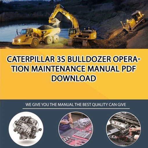 Caterpillar 3S BULLDOZER Operation Maintenance Manual PDF download