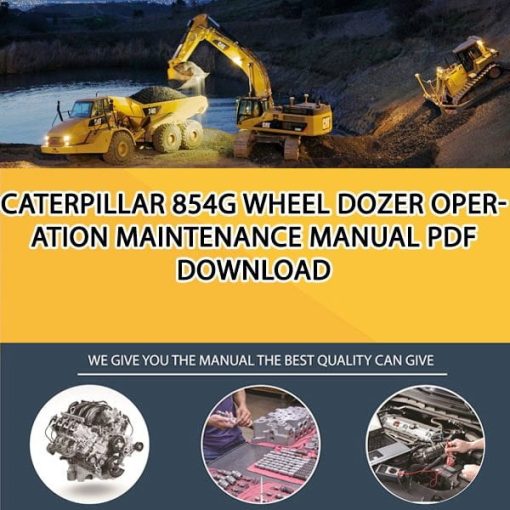 Caterpillar 854G WHEEL DOZER Operation Maintenance Manual PDF download