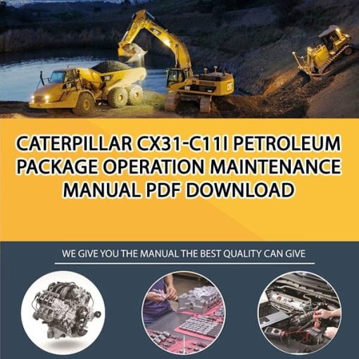 Caterpillar CX31-C11I PETROLEUM PACKAGE Operation Maintenance Manual PDF download