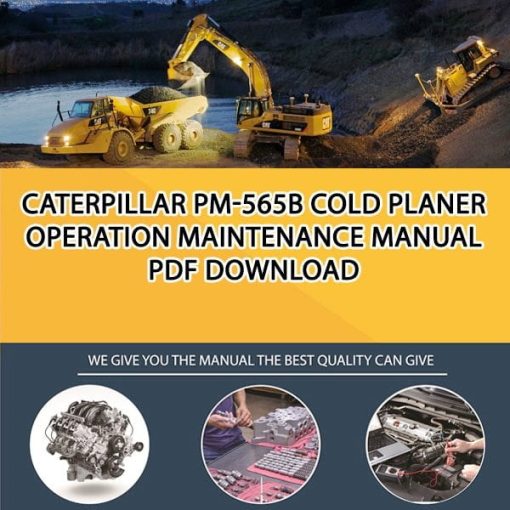 Caterpillar PM-565B COLD PLANER Operation Maintenance Manual PDF download