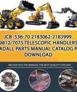 JCB .536-70 2183062-2183999, 9812_7075 Telescopic Handlers Loadall Parts manual catalog PDF Download