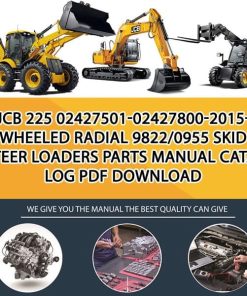 JCB 225 02427501-02427800-2015- WHEELED RADIAL 9822_0955 Skid Steer Loaders Parts manual catalog PDF Download