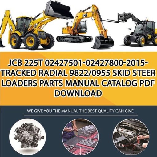 JCB 225T 02427501-02427800-2015- TRACKED RADIAL 9822_0955 Skid Steer Loaders Parts manual catalog PDF Download