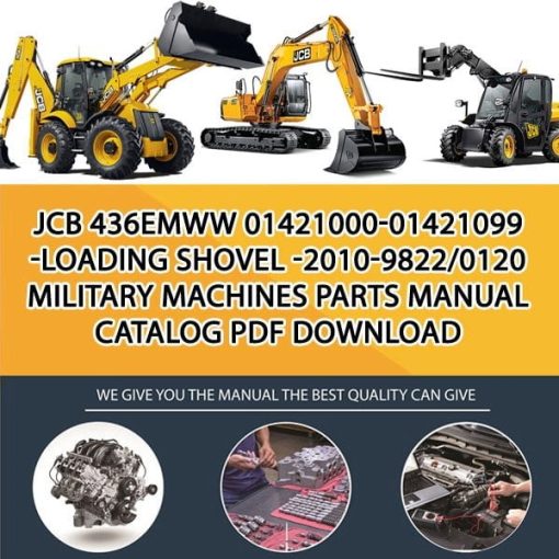 JCB 436eMWW 01421000-01421099 -Loading Shovel -2010-9822_0120 Military Machines Parts manual catalog PDF Download