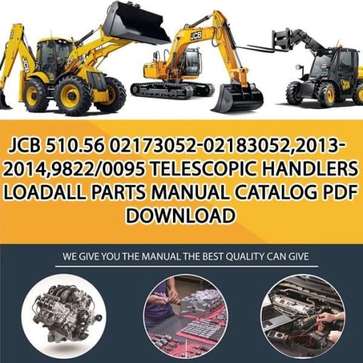 JCB 510.56 02173052-02183052,2013-2014,9822_0095 Telescopic Handlers Loadall Parts manual catalog PDF Download