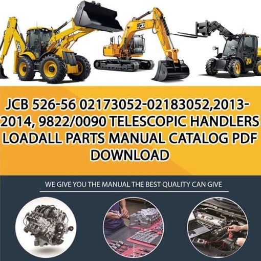JCB 526-56 02173052-02183052,2013-2014, 9822_0090 Telescopic Handlers Loadall Parts manual catalog PDF Download
