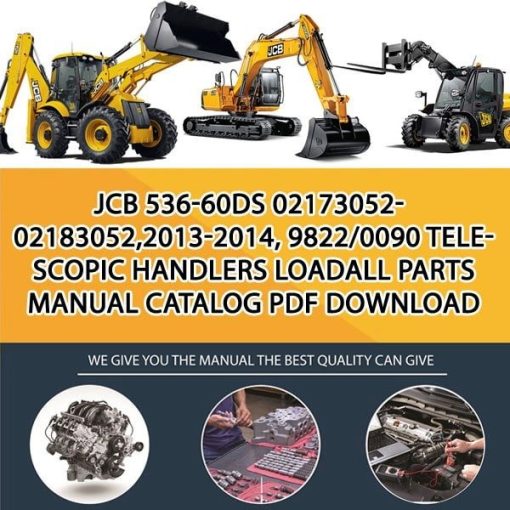 JCB 536-60DS 02173052-02183052,2013-2014, 9822_0090 Telescopic Handlers Loadall Parts manual catalog PDF Download