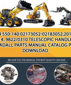 JCB 550-140 02173052-02183052,2013-2014, 9822_0310 Telescopic Handlers Loadall Parts manual catalog PDF Download